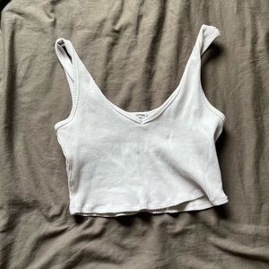 garage white tank top